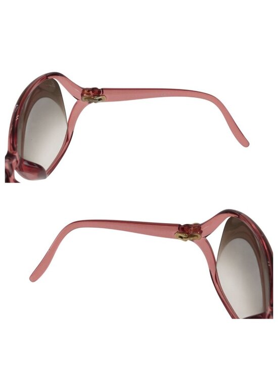 Gucci Brea Heart Pink Brown Gold Acetate Metal S Sunglasses Eyewear main image 5